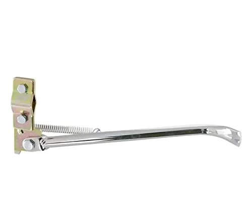 VANEZ Seitenständer 320mm chrom kompatibel für Mofa, Roller, Moped, Universal
