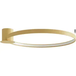 Deckenleuchte RIO 78 golden LED 4000K – Vielseitige Lichtgestaltung - Lampen für stilvolle Räume, mit hoher Ästhetik und exzellenten Lichtparametern. Ideal für private und öffentliche Bereiche, hergestellt in Polen für schnelle Lieferung.