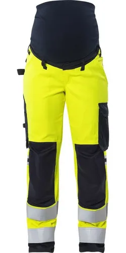 Fristads Warnschutz-Shirt Flamestat High Vis Umstands-Stretch-Hose, KL. 2 2507 ATHF