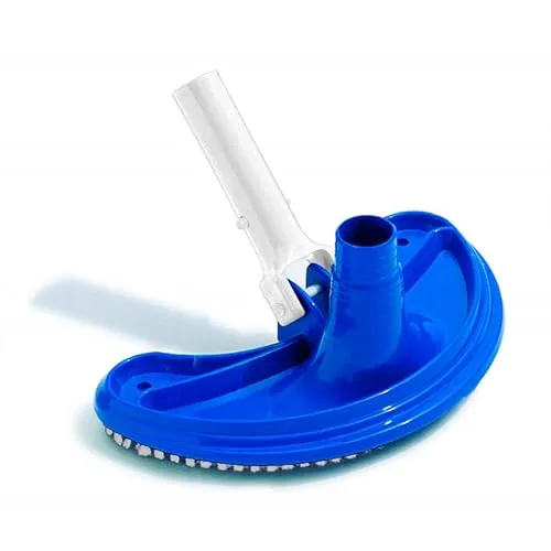 myPool Bodensaugerbürste Halbmond, Reinigungsbürste, manueller Poolsauger, robuste Poolbürste, Menge: 1 Stück