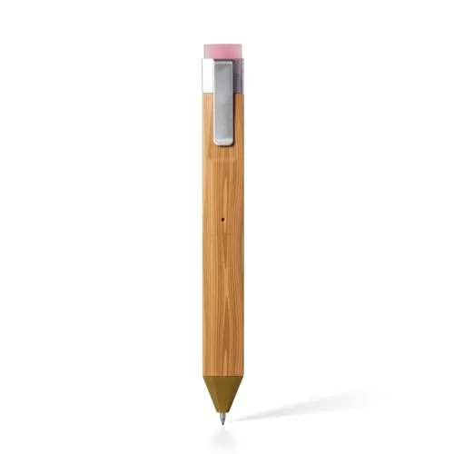 Pen Bookmark Set Holzoptik - Stift und Lesezeichen in einem: Mit 2 Ersatzminen