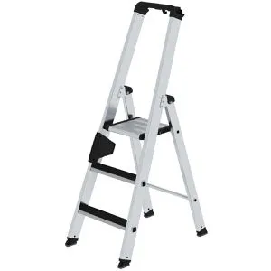 Stehleiter clicp-step 3 Stufen aus Aluminium von MUNK