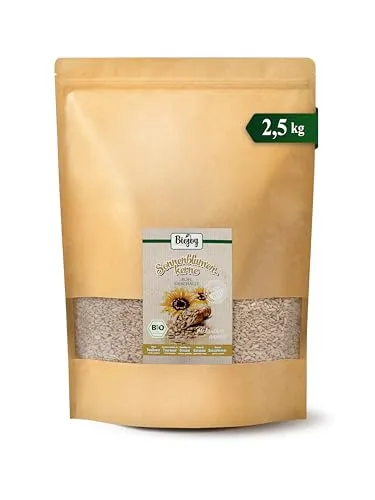 Biojoy BIO-Sonnenblumenkerne geschält (2,5 kg), roh und ungesalzen