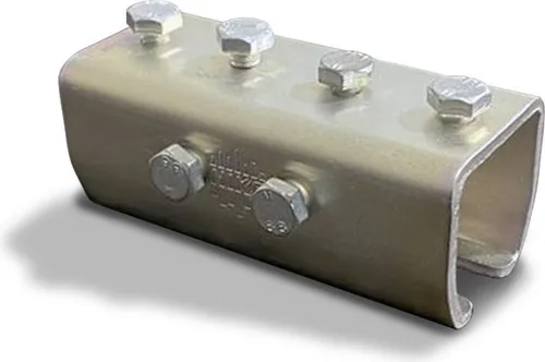  Schiebetorbeschläge [PROFIL 100] Schiebetür Laufrohrsystem Laufschiene Hallentor Verbindungsmuffe