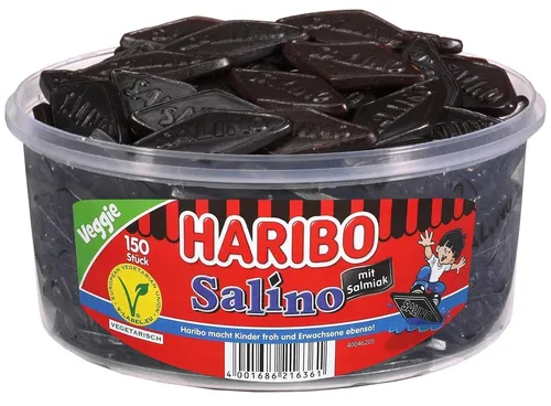 Haribo Salino - Salmiak Lakritz Rauten - 150 Stück