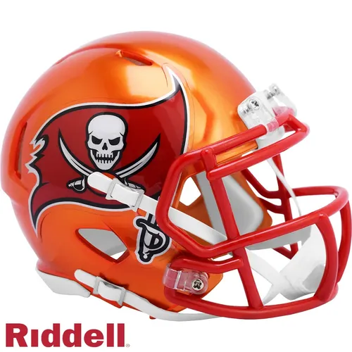 Tampa Bay Buccaneers NFL Riddell Mini Helm Flash Alternate Speed Sammlerstück Fa
