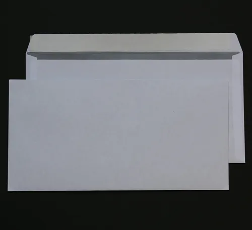 St. Briefumschläge DIN Lang ohne Fenster 110 x 220 mm weiß HK Versandtaschen 100