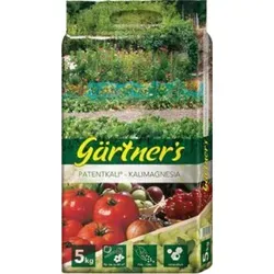 Gärtner s Patentkali - Kalimagnesia 5 kg EG-DÜNGEMITTEL, stärkt Pflanzen mit Kalium und Magnesium für gesunde Erträge