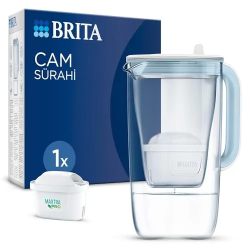 Brita Glaskanne 2,50 l in blau von BRITA