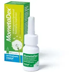 Mometadex Nasenspray 50 Mikrogramm/Sprühstoß - Effektives Nasenspray zur Linderung von Beschwerden bei saisonalen Allergien. Mit geprüfter Qualität für eine gezielte Anwendung bei allergischen Reaktionen.