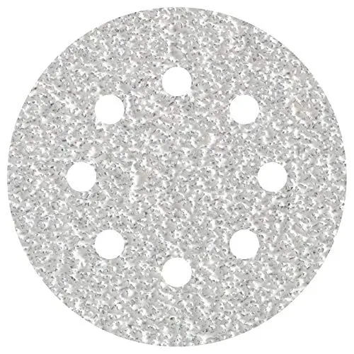 wolfcraft 25 Haft-Schleifscheiben für Exzenterschleifer Ø 125 mm I 1152100 I Körnung 80 I Optimale Leistung für Farbe, Lack & Spachtel, hohe Standzeit, universell einsetzbar