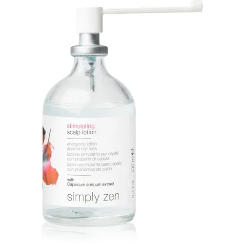 Simply Zen Stimulating Scalp Lotion 100 ml - Haarkur gegen Haarverlust, mit Capsicumextrakt und pflanzlichen Wirkstoffen zur Anregung der Mikrozirkulation und Stärkung der Haarfollikel.