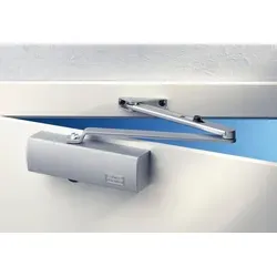 Türschließer TS 1500 Gestänge, silber - Fa. Burg Wächter - Türschließer für zuverlässige Türverriegelung, in elegantem Silber-Design, ideal für Innen- und Außentüren.