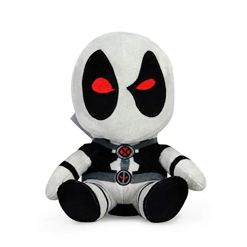 RUBIE'S Kidrobot Marvel X-Force Deadpool Plüsch Phunny - Stofftier mit 8 Zoll Größe, grau-schwarzer Deadpool mit Ninja-Schwertern, offizielles lizenziertes Kidrobot Produkt, geprüft nach europäischen Sicherheitsstandards.