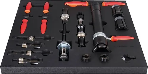 Unior Werkzeugset SOS Rahmenaufbereitung 19-teilig - SET3-2600C-US - 19-teiliges Werkzeugset in Rot, ideal für präzise Rahmenaufbereitung – perfekt für Profis und Hobbymechaniker.