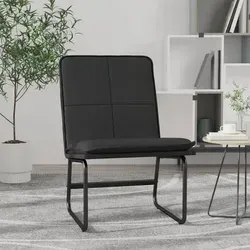 vidaXL Loungesessel Schwarz 54x75x76 cm Kunstleder – Bequem und Stilvoll - Entspanne im eleganten Loungesessel aus hochwertigem Kunstleder. Robust, pflegeleicht und mit gepolsterter Sitzfläche für maximalen Komfort. Ideal für dein Wohnzimmer.