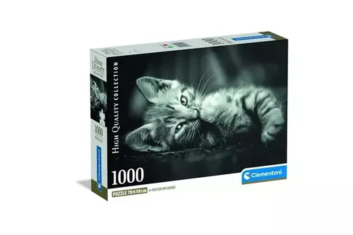 CLE puzzle 1000 Compact Kitty 39950 Clementoni 8005125399505