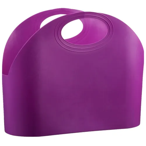 VK508= 1x Shopping BAG Tasche violett 2 Griffe 15 L Einkaufstasche Einkaufskörbe