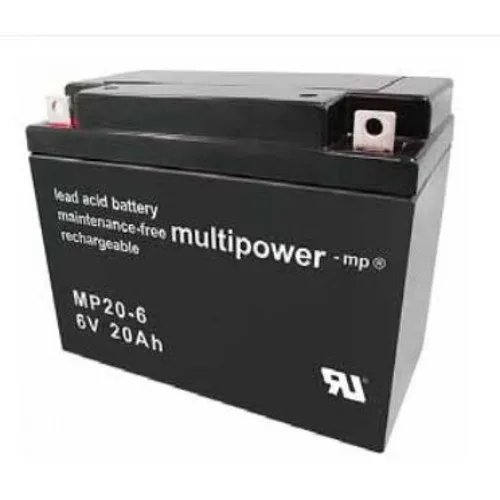Produktbild Multipower MP20-6 6V 20Ah Blei Akku AGM