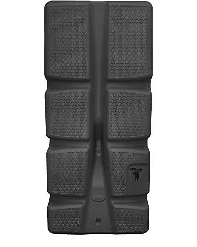 Regentonne Wandtank Eco 310 anthrazit mit Füllautomat - Regenspeicher & -fässer, ideal zur effizienten Wassernutzung im Garten mit integriertem Füllautomat für automatisches Nachfüllen.