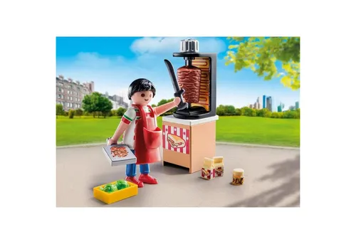 PLAYMOBIL Special Plus 9088 Kebap-Grill - ab 4 Jahren, fördert kreatives Spiel und Abenteuer im Kinderzimmer