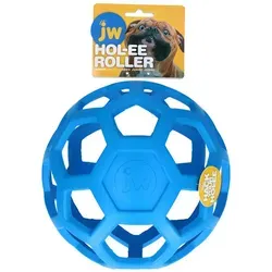 JW Pet Tierball Hundespielzeug Hol-ee Roller blau blau Ø 19 cm