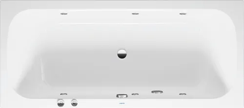 Duravit Quatego Whirlwanne mit 2 Rückenschrägen von Duravit