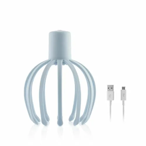 Wiederaufladbares Kopfmassagegerät Helax InnovaGoods - Massagegeräte - Leichtes, leises und wiederaufladbares Kopf- und Kopfhautmassagegerät für entspannende Massagen jederzeit und überall.