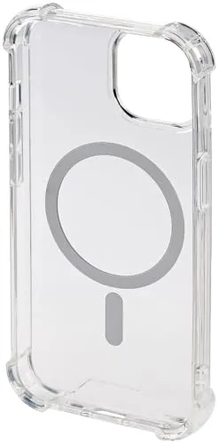 Xcase iPhone Case: Transparente Hybrid-Hülle kompatibel mit MagSafe für iPhone 15, aus Polycarbonat (Handy-Schutzhülle für, transparente Handy Hüllen, Objektiv)
