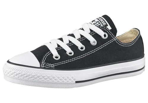Converse Chuck Taylor All Star Ox Sneaker für Kinder, schwarz 35 EU - Sneaker für Kinder im klassischen Retro-Stil, ideal für Freizeitaktivitäten und bequem durch das leichte Gummiprofil.
