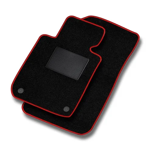 MOTOS ME57-2 Autoteppiche Velour Satz BASIC Rot für Mercedes-Benz Vito III W447