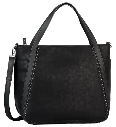 Gabor Shopper Lill - Stylischer Shopper mit Nieten und Wildlederakzenten, geräumiges Hauptfach und abnehmbarer Schulterriemen für individuellen Tragekomfort.