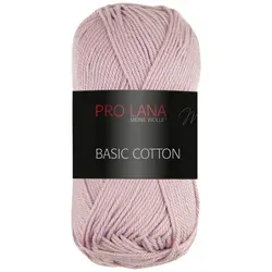 Pro Lana Pro Lana BASIC COTTON Baumwollgarn 50 g Häkelwolle, 125 m (Perfektes Baumwoll-Garn für leichte Pullover, Mützen und Accessoires), 50 g
