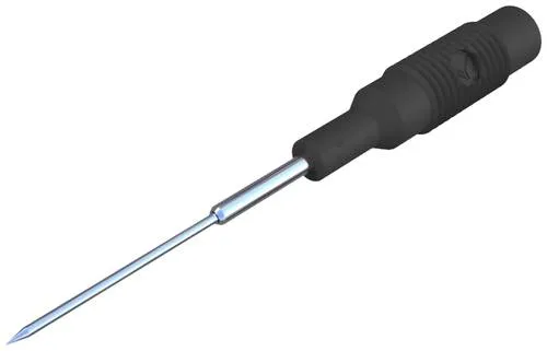 Hirschmann Test & Measurement MZS 1 - PRUEF sw Prüfspitze 973601100 Steckanschluss 4mm Ohne Messkategorie Schwarz 1St.