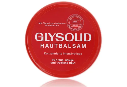 Glysolid Hautcreme 100ml - Intensivpflege für trockene Haut - Körpercremes mit Glycerin & Allantoin, ideal zur schnellen Regeneration von rauer, rissiger Haut. Frei von Duftstoffen, perfekt für empfindliche Haut.