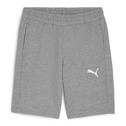 PUMA Herren Teamgoal Casuals Strick-Shorts, Medium Gray Heather-puma White, S EU