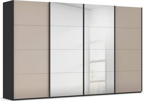 Schwebetürenschrank RAUCH SCALE-FYRA in schwarz von Rauch