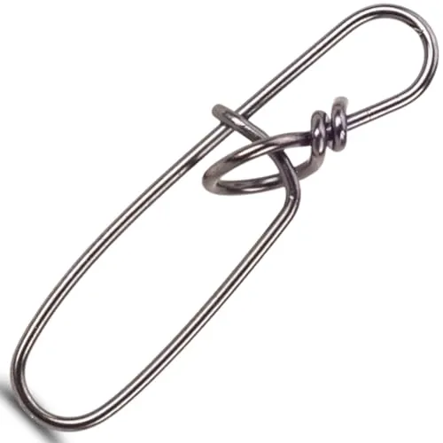 Uni Cat Karabiner für Wallervorfächer & Kunstköder zum Wallerangeln Camou High Protector Snap, Größe/Tragkraft/Packungsinhalt:38.5mm / 92kg / 4 Stück