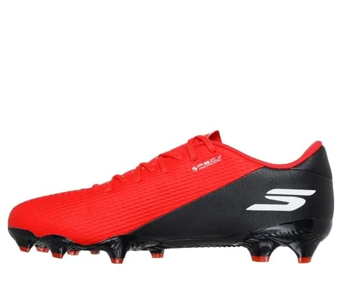 Skechers SKX_2 Academy FG Fußballschuhe Herren – Leicht & Leistungsstark - Optimale Ballkontrolle mit weichem Obermaterial. Ultraleicht und bequem, mit reaktionsfähiger Traktion auf festen Oberflächen. Gepolsterte Innensohle für ganztägigen Komfort.