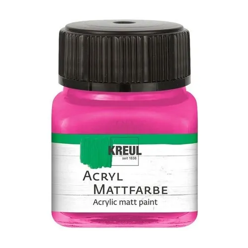 Kreul Acryl Mattfarbe pink 20ml Glas 100 ml / 12,45 Euro