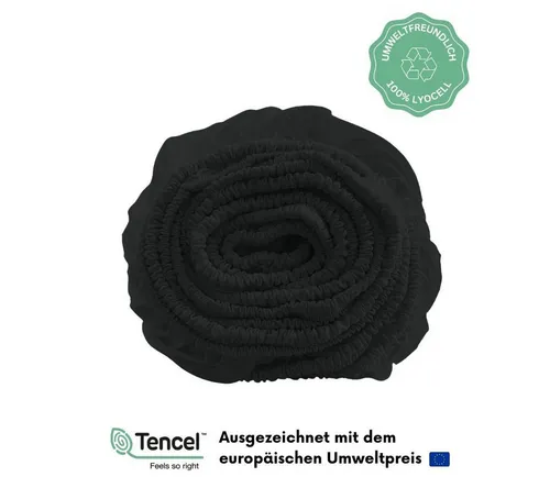 COZY HEAVEN Luxus Lyocell Spannbettlaken (Tencel™) 90x200 - Hochwertiges Spannbettlaken aus Tencel™ mit ultraweichen, atmungsaktiven Eigenschaften. Ideal für Allergiker, ganzjährig angenehm und umweltfreundlich gefertigt in Portugal.