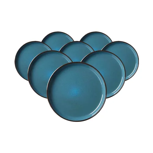 Ritzenhoff & Breker Visby Dessert-Teller 8er Set in blau von Ritzenhoff & Breker
