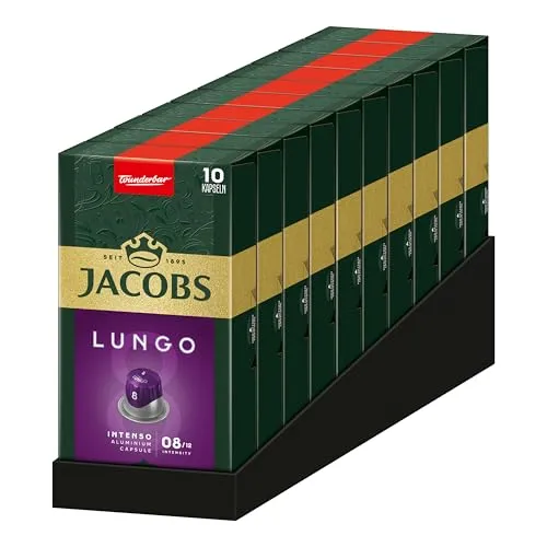 Jacobs Kaffeekapseln Lungo Intenso, Intensität 8/12 von Jacobs