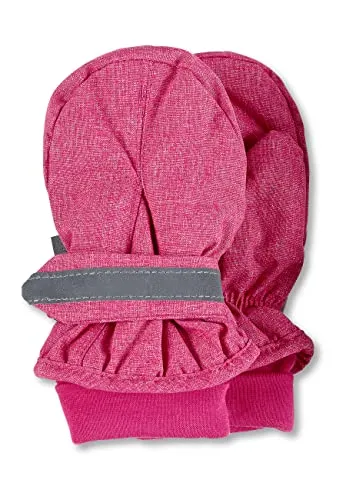 Sterntaler Fäustel für Kinder, Handschuhe, Wasserabweisend und reflektierend, Alter: 2-3 Jahre, Größe: 2, Pink (Magenta Melange)