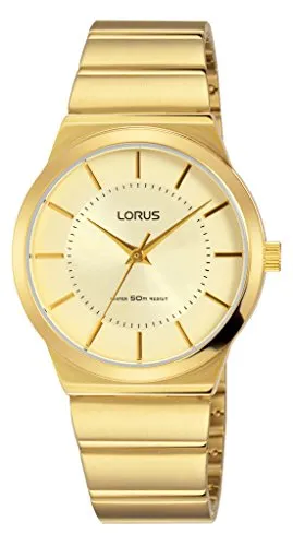 Lorus Watches Damen-Armbanduhr Fashion Analog Quarz Edelstahl beschichtet RRS92VX9
