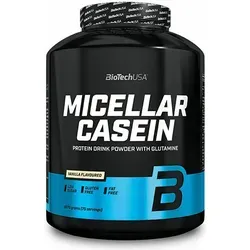 Biotech USA Micellar Casein 2270g Pulver - Proteine für Muskelaufbau, mit langsamer Absorption und hohem BCAA-Gehalt, ideal vor dem Schlafengehen oder nach dem Training, glutenfrei und fettfrei.