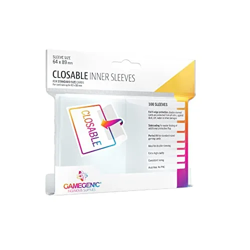 Gamegenic, Closable Inner Sleeves