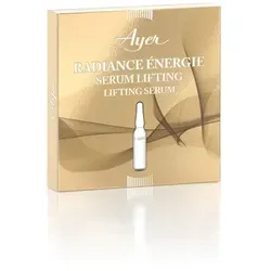 Ayer Radiance énergie Lifting Serum 3 x 2 ml Ampullen - Anti-Aging-Seren, phyto-straffendes Ampullenkonzentrat für geschmeidig-weiche Haut und spürbare Konturenfestigung, ideal gegen vorzeitige Erschlaffung der Gesichtszüge.