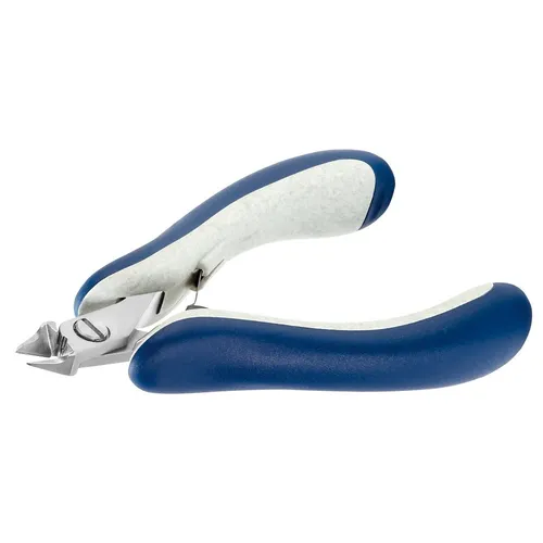WETEC PRO Seitenschneider, spitzer abgeflachter Kopf - Zangen für präzises Schneiden, ideal für filigrane Arbeiten mit einer Schneidleistung von bis zu 1,2 mm.