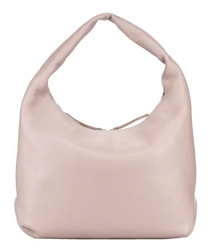 Jost Schultertasche Hobo Bag aus echtem Rindsleder in Rosa